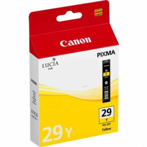 Canon Original PGI-29Y / 4875B001 Tintenpatrone Gelb bis zu 1420 Seiten 36ml