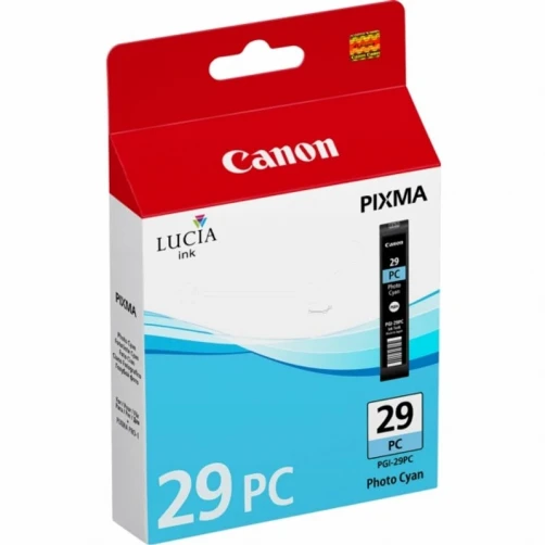 Canon Original PGI-29PC / 4876B001 Tintenpatrone Cyan Photo Cyan bis zu 400 Seiten 36ml