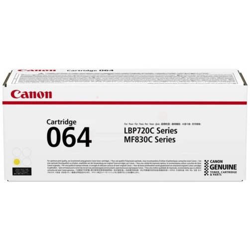 Canon Original 064Y / 4931C001 Tonerkartusche Gelb bis zu 5000 Seiten