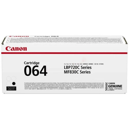 Canon Original 064BK / 4937C001 Tonerkartusche Schwarz bis zu 6000 Seiten