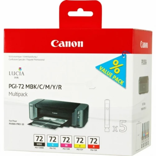 Original Canon PGI72 / 6402B009 Tinte Matt Schwarz 70ml Multipack
