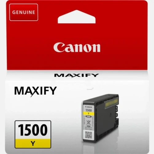 Canon Original PGI1500Y / 9231B001 Tintenpatrone Gelb bis zu 300 Seiten