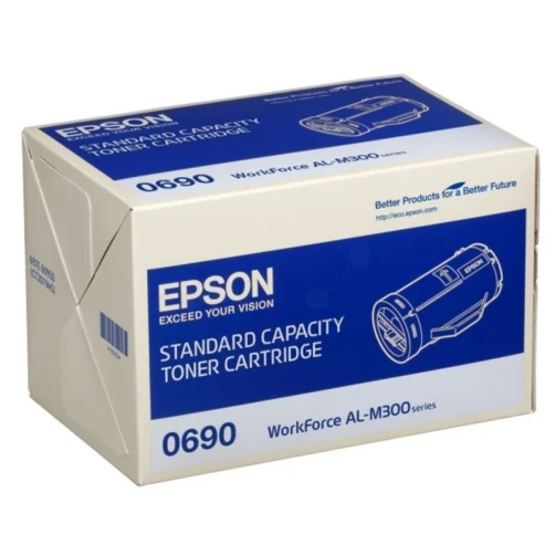 Epson Original 690 / C13S050690 Tonerkartusche Schwarz bis zu 2700 Seiten