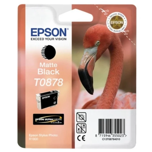 Original Epson C13T08784010 / T0878 Tintenpatrone schwarz matt