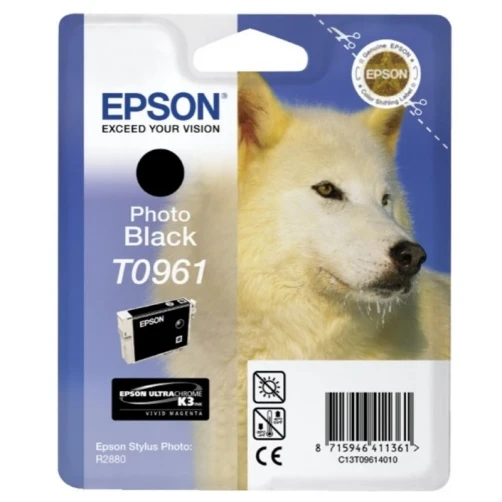 Epson Original T0961 / C13T09614010 Tintenpatrone Schwarz bis zu 495 Seiten 11ml
