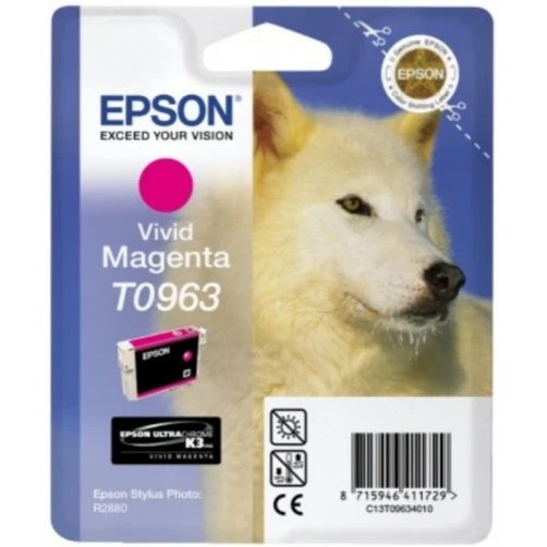 Original Epson T0963 / C13T09634010 Tinte Magenta bis zu 865 Seiten 11ml