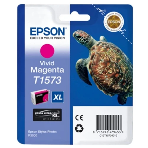 Epson Original T1573 / C13T15734010 Tintenpatrone Magenta bis zu 3000 Seiten 26ml