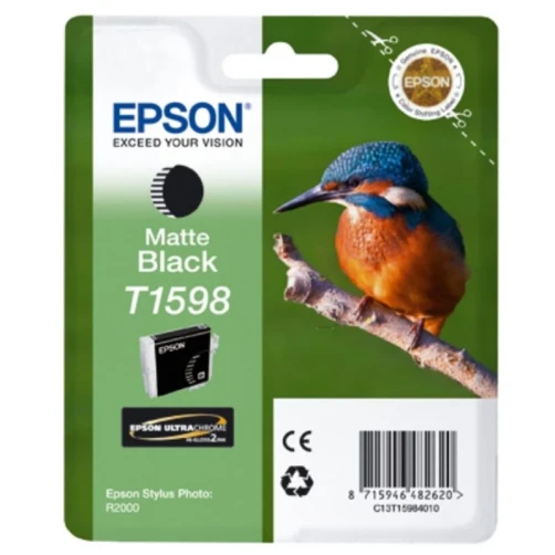 Original Epson T1598 / C13T15984010 Tinte Matt Schwarz 17ml