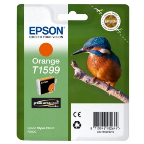 Epson Original T1599 / C13T15994010 Tintenpatrone Orange 17ml