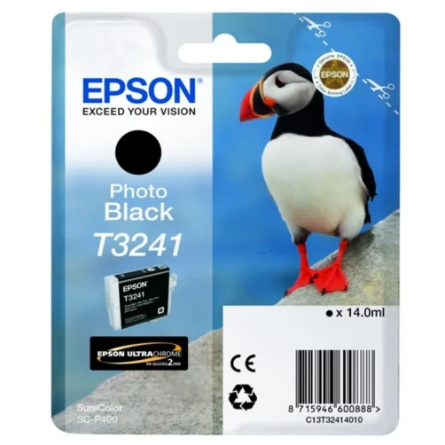 Original Epson T3241 / C13T32414010 Tinte Schwarz bis zu 4200 Seiten 14ml