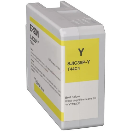 Original Epson SJIC36PY / C13T44C440 Tinte Gelb 80ml
