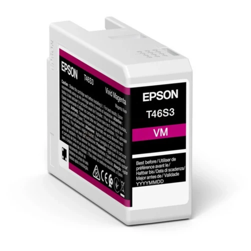 Epson Original T46S3 / C13T46S300 Tintenpatrone Magenta bis zu 3000 Seiten 25ml