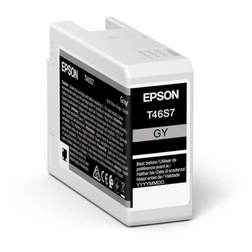 Original Epson T46S7 / C13T46S700 Tinte Grau 25ml