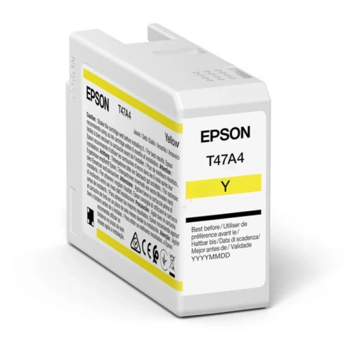 Epson Original T47A4 / C13T47A400 Tintenpatrone Gelb bis zu 3000 Seiten 50ml