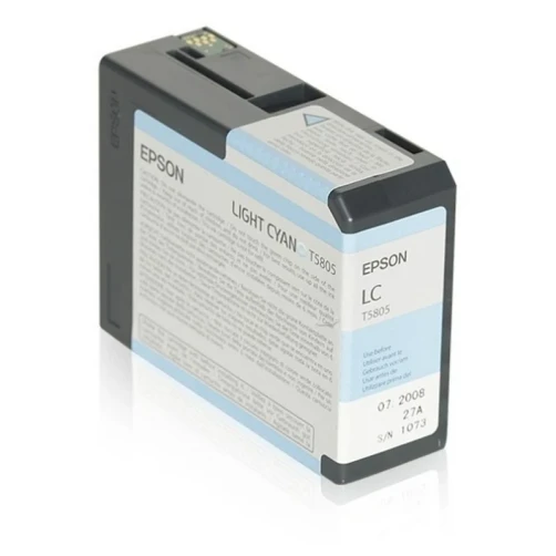 Epson Original T5805 / C13T580500 Tintenpatrone Photo Cyan 80ml