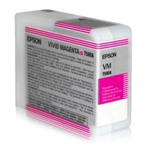 Original Epson T580A / C13T580A00 Tinte Magenta 80ml
