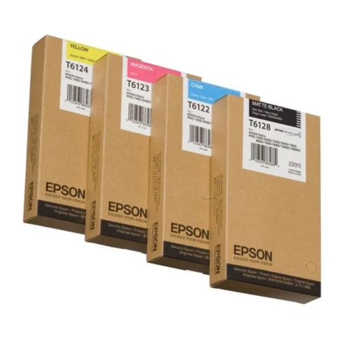 Original Epson T6122 / C13T612200 Tinte Cyan 220ml