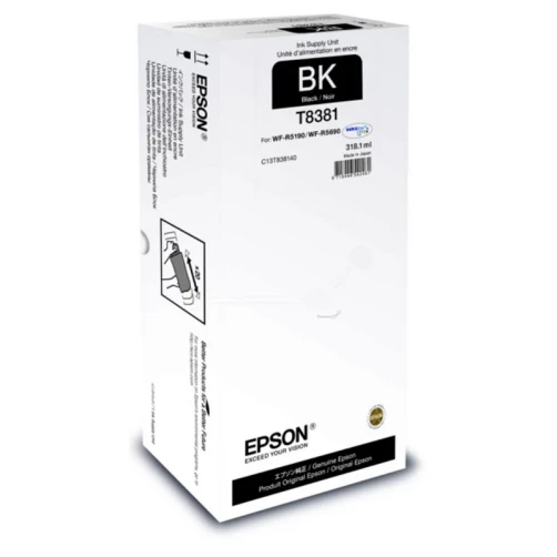 Epson Original T8381 / C13T838140 Tintenpatrone Schwarz bis zu 20000 Seiten 318ml