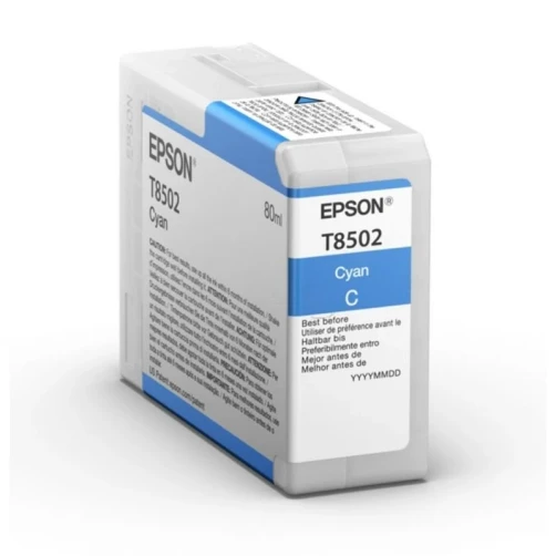 Original Epson T8502 / C13T850200 Tinte Cyan 80ml