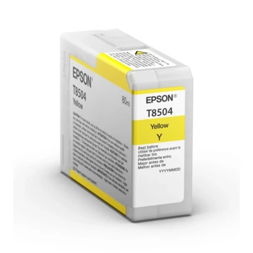 Epson Original T8504 / C13T850400 Tintenpatrone Gelb 80ml