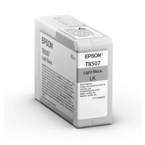 Epson Original T8507 / C13T850700 Tintenpatrone Schwarz 80ml