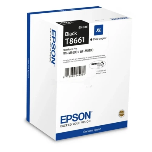 Original Epson T8661 / C13T866140 Tinte Schwarz bis zu 2500 Seiten 55ml