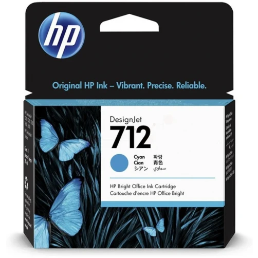 HP Original 712 / 3ED67A Tintenpatrone Cyan 29ml