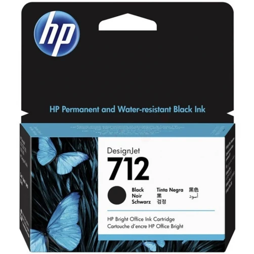 Original HP 712 / 3ED70A Tinte Schwarz 38ml
