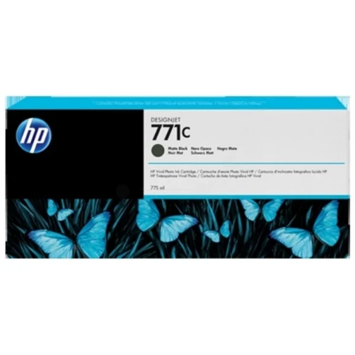 HP Original 771C / B6Y07A Tintenpatrone Matt Schwarz 775ml