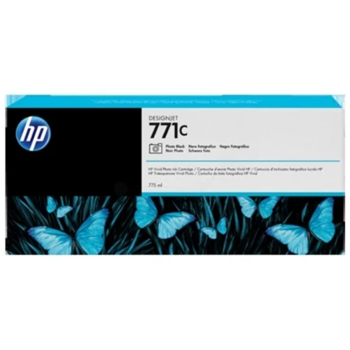 Original HP 771C / B6Y13A Tinte Foto Schwarz 775ml