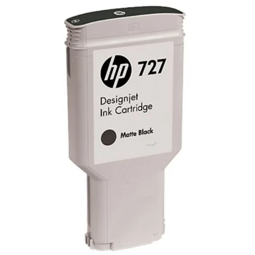 Original HP 727 / C1Q12A Tinte Matt Schwarz 300ml