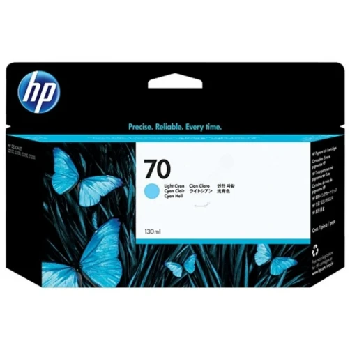 Original HP 70 / C9390A Tinte Cyan (Hell) Photo Cyan bis zu 18000 Seiten 130ml