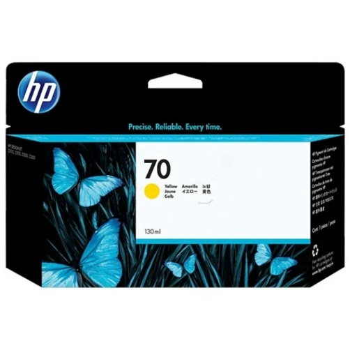 HP Original 70 / C9454A Tintenpatrone Gelb bis zu 40000 Seiten 130ml