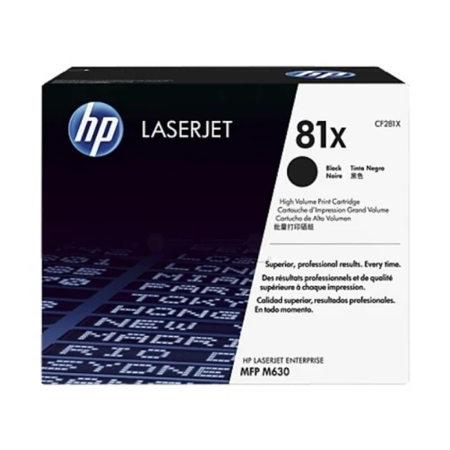 Original HP 81X / CF281X Toner Schwarz bis zu 25000 Seiten