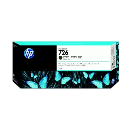 HP Original 726 / CH575A Tintenpatrone Matt Schwarz 300ml