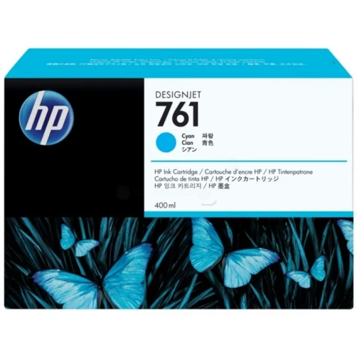 HP Original 761 / CM994A Tintenpatrone Cyan 400ml