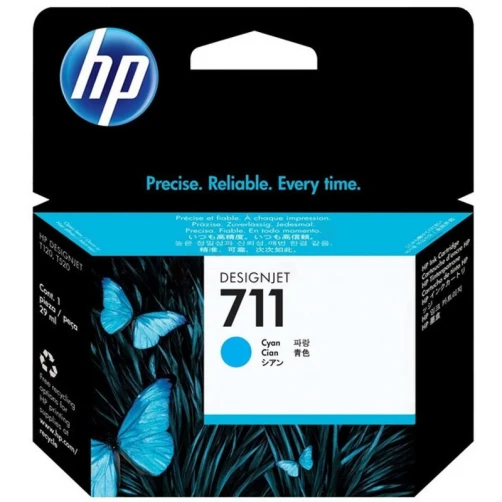 HP Original 711 / CZ130A Tintenpatrone Cyan 29ml