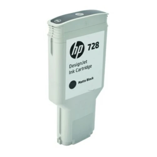 Original HP 728 / F9J68A Tinte Matt Schwarz bis zu 13000 Seiten 300ml
