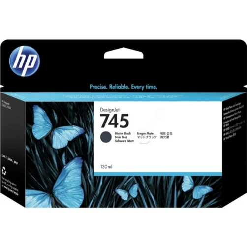 Original HP 745 / F9J99A Tinte Matt Schwarz bis zu 5000 Seiten 130ml