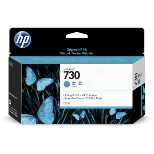 HP Original 730 / P2V62A Tintenpatrone Cyan 130ml