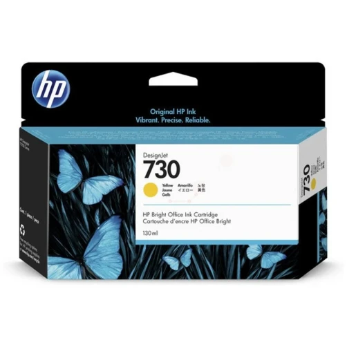 Original HP 730 / P2V64A Tinte Gelb 130ml