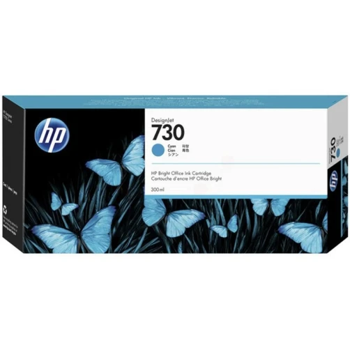 Original HP 730 / P2V68A Tinte Cyan 300ml