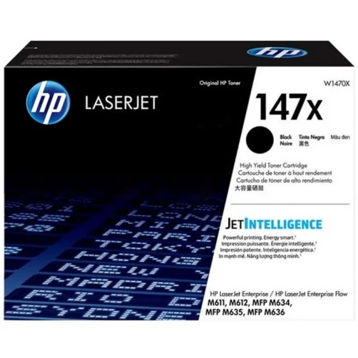 HP Original 147X / W1470X Tonerkartusche Schwarz bis zu 25200 Seiten