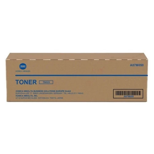 Original Konica Minolta TN323 / A87M050 Toner Schwarz bis zu 23000 Seiten