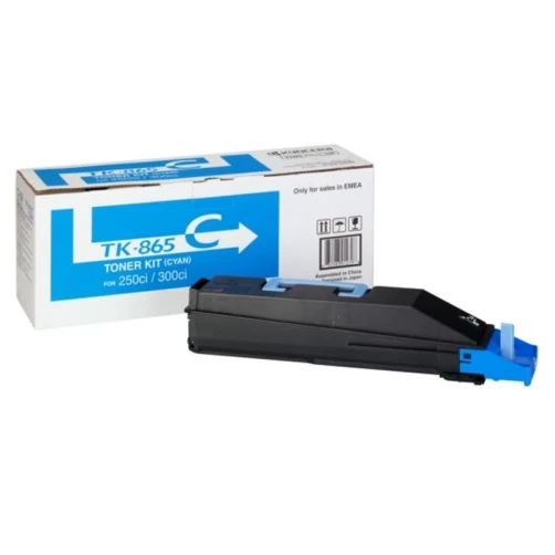 Original Kyocera TK-865C / 1T02JZCEU0 Toner Cyan bis zu 12000 Seiten