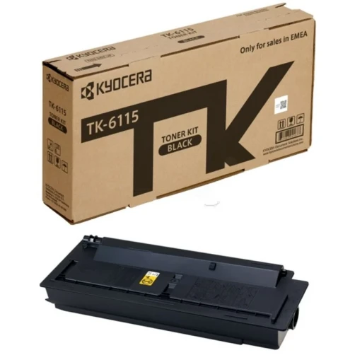 Kyocera Original TK-6115 / 1T02P10NL0 Tonerkartusche Schwarz bis zu 15000 Seiten