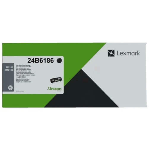 Lexmark Original 24B6186 Tonerkartusche Schwarz bis zu 16000 Seiten