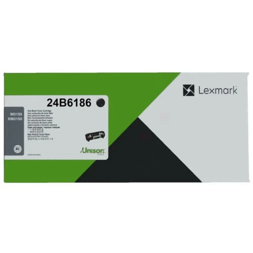 Original Lexmark 24B6186 Toner Schwarz bis zu 16000 Seiten