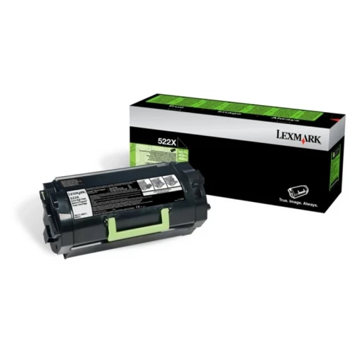 Lexmark Original 522X / 52D2X0E Tonerkartusche Schwarz bis zu 45000 Seiten