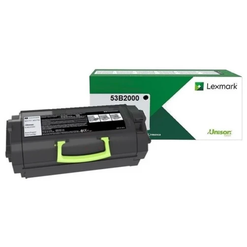 Lexmark Original 53B2000 Tonerkartusche Schwarz bis zu 11000 Seiten